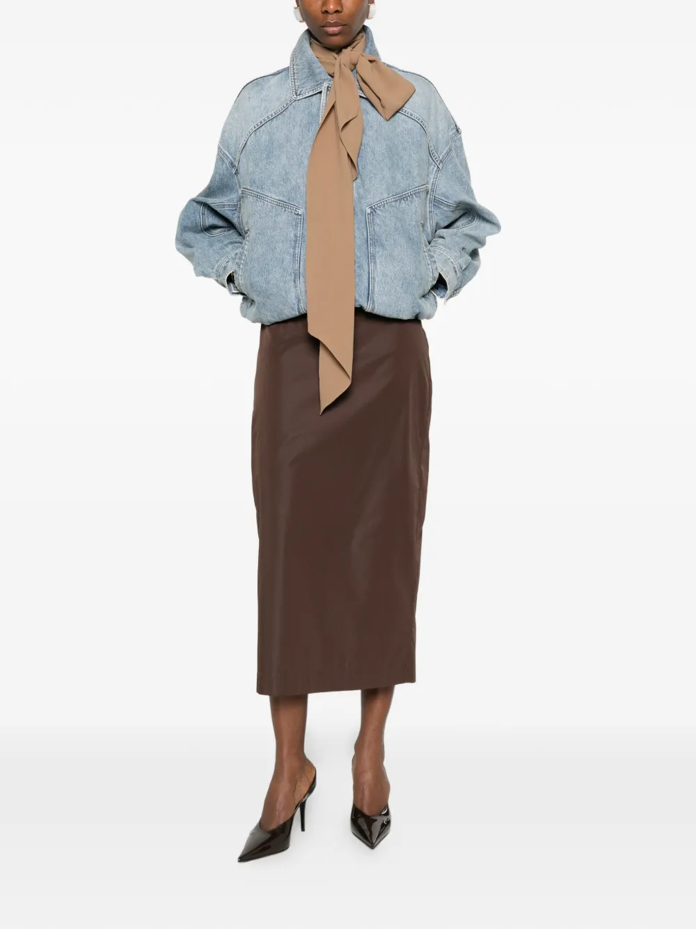  Saint Laurent Pocket Denim Jacket - Blue 