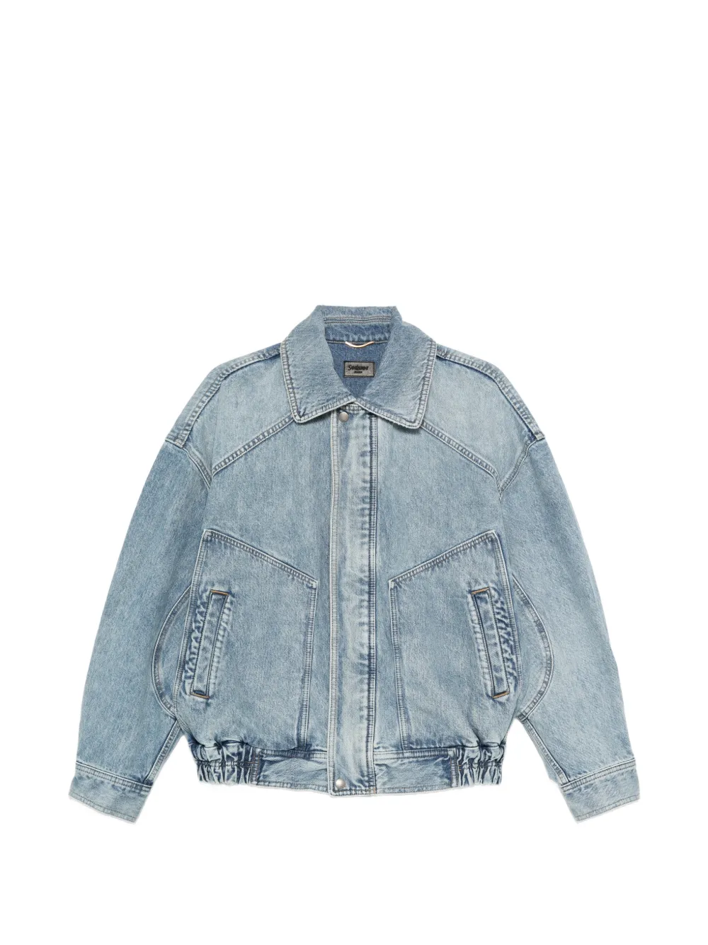 Saint Laurent pocket denim jacket - Blue