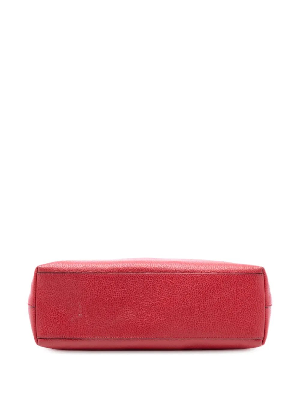Gucci Pre-owned 2016-2025 Leather Bamboo Tassel Satchel in Red, view 4