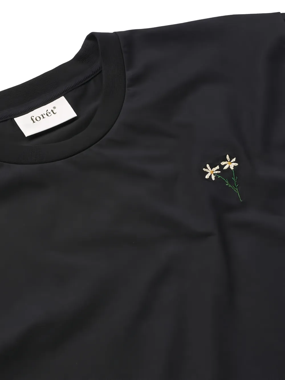 Posy Floral-Embroidered T-Shirt
