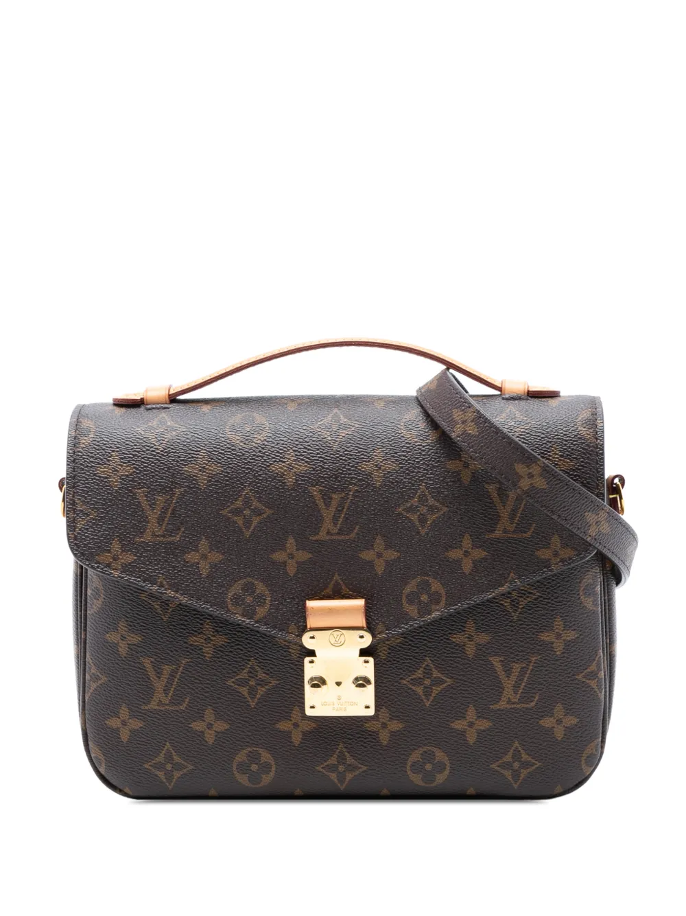 Louis Vuitton Pre-Owned 2021-2025 Monogram Pochette Metis satchel - Marrone