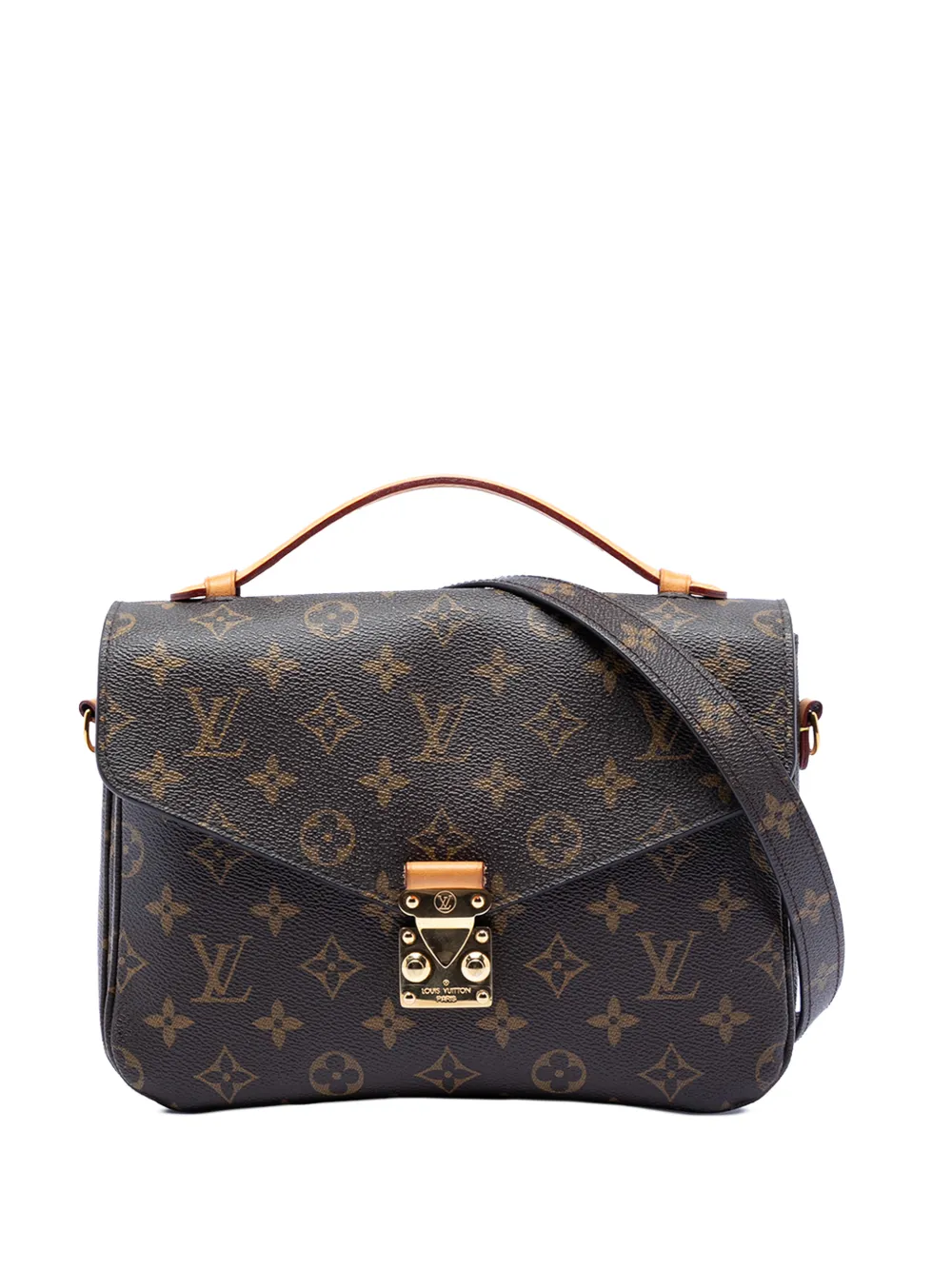 Louis Vuitton Pre-Owned 2017 Monogram Pochette Metis satchel - Braun