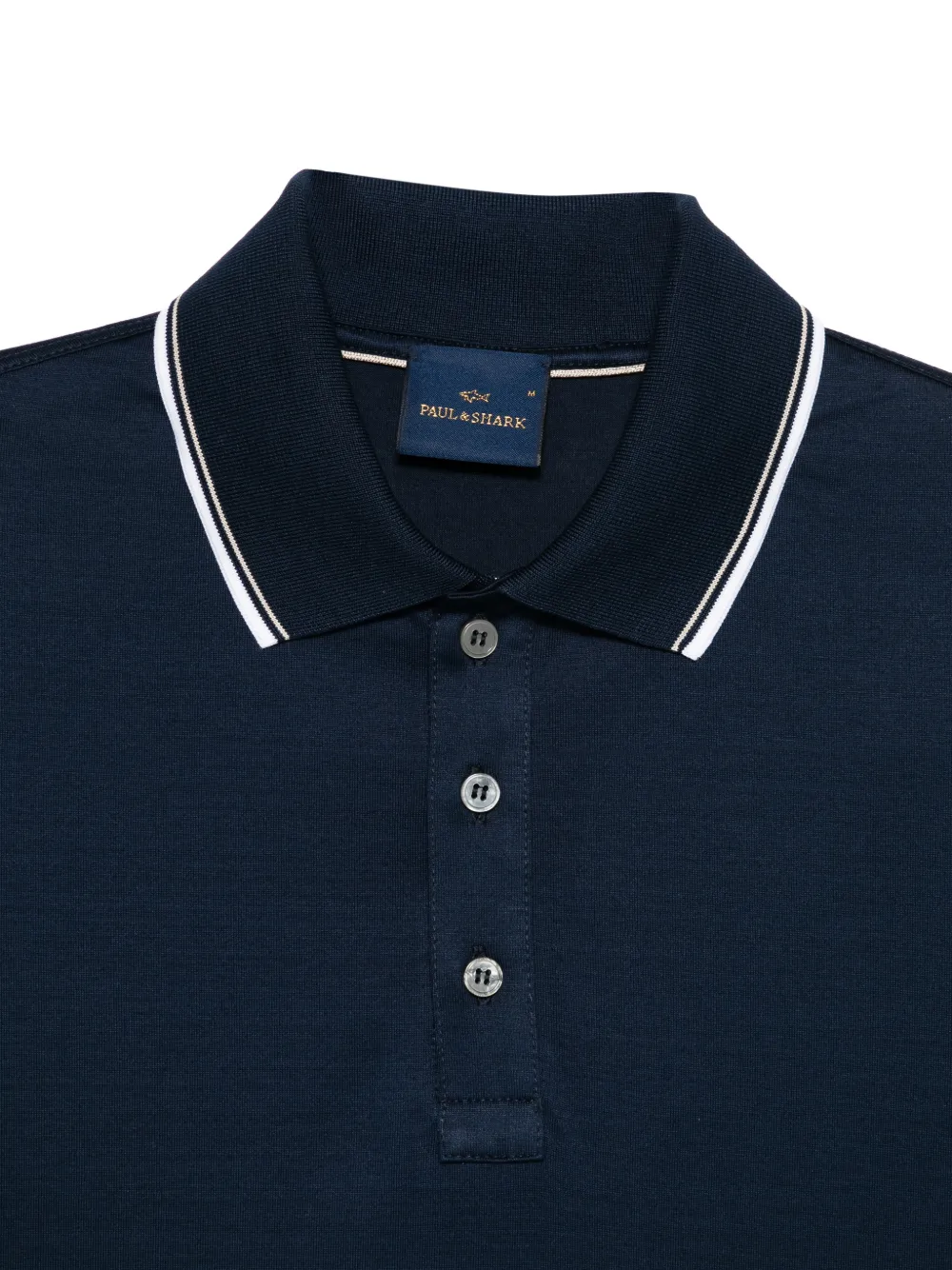 Paul & Shark Poloshirt met afwerking Blauw