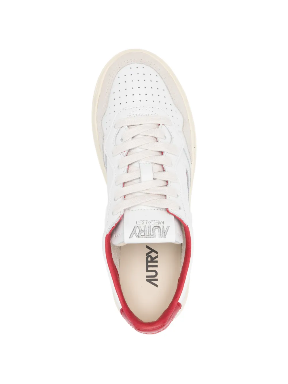 Autry Medialist lace-up sneakers Wit