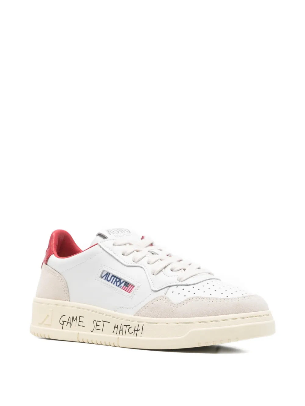 Autry Medialist lace-up sneakers Wit