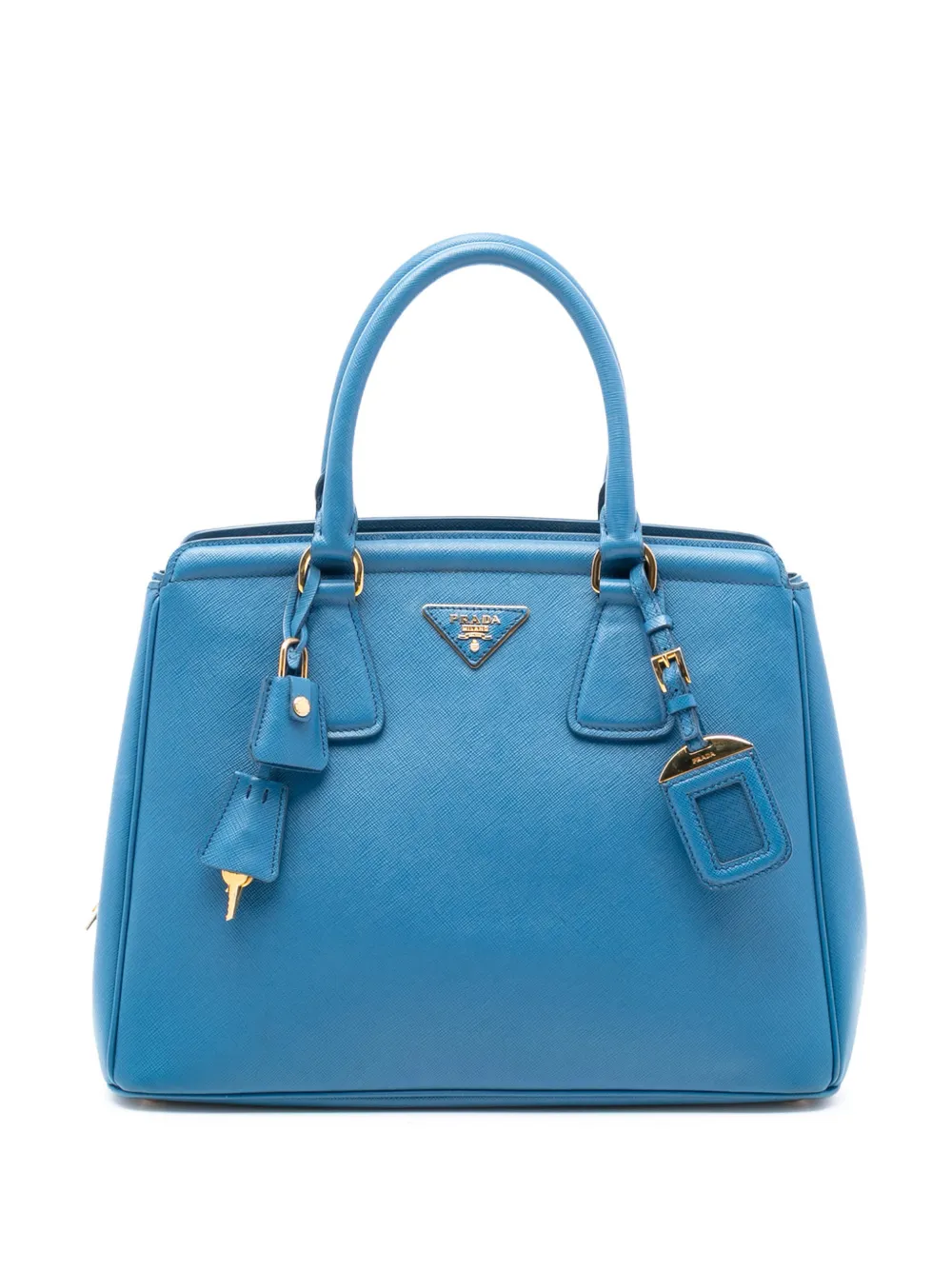 Prada Pre-Owned 2010-2025 Saffiano Lux Parabole tote bag - Blu