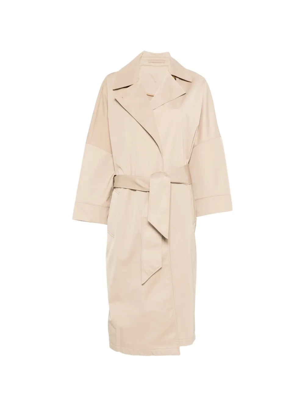 Marella Cappotto Mandare con cintura - Toni neutri