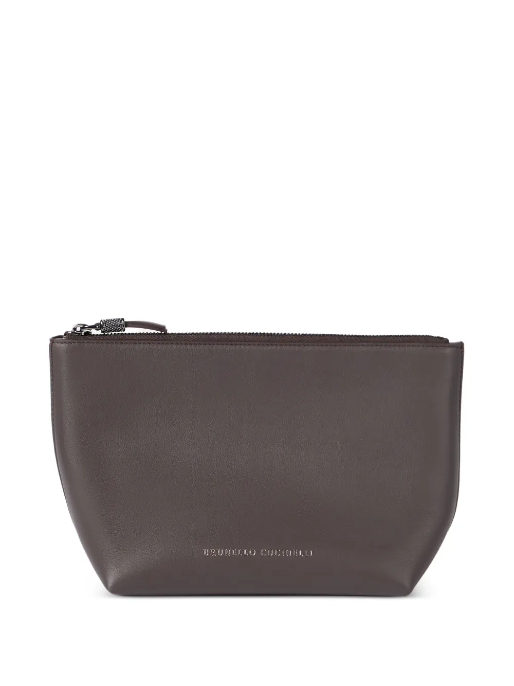 Brunello Cucinelli Pouch con zip - Marrone