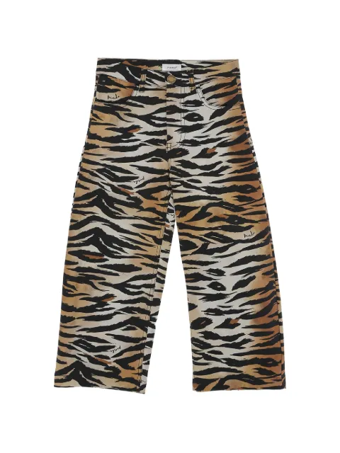 Pinko Kids Calça com estampa de tigre