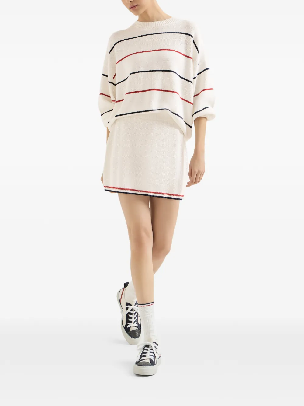  Brunello Cucinelli Jersey A Rayas - Neutro 