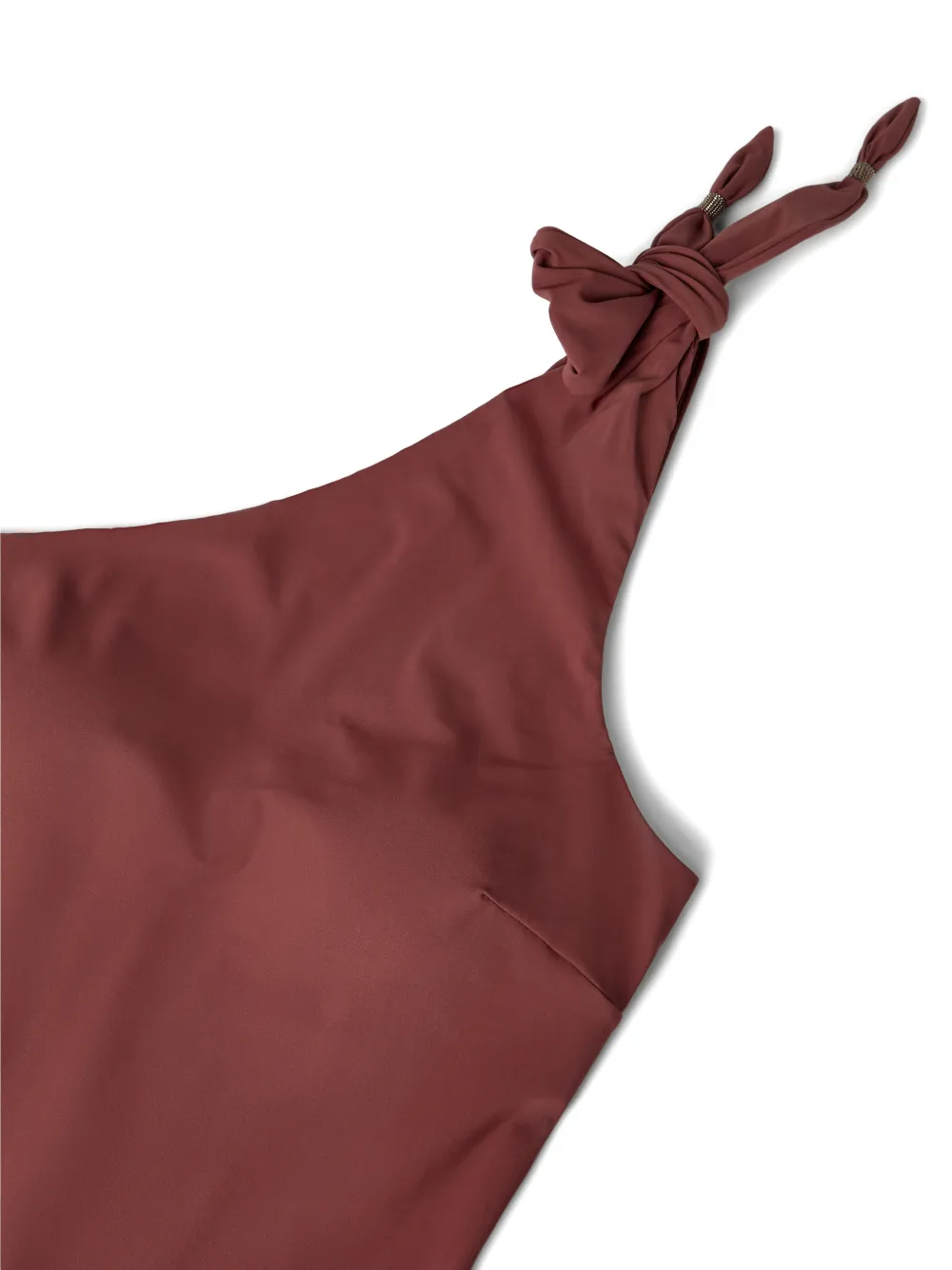 Brunello Cucinelli Geknoopt Monili badpak Bruin