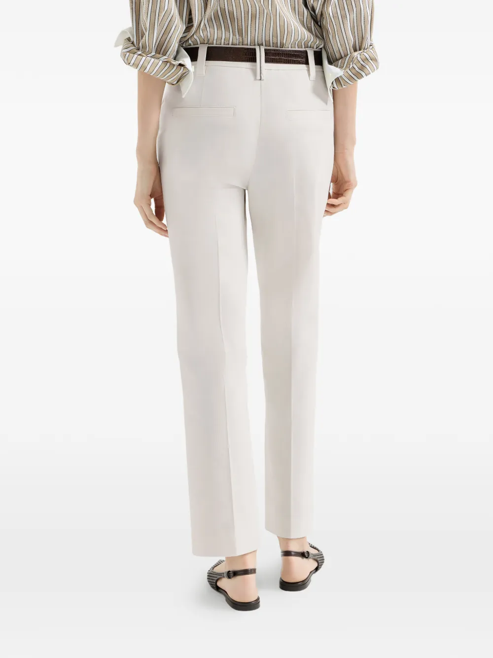Brunello Cucinelli Twill broek Beige