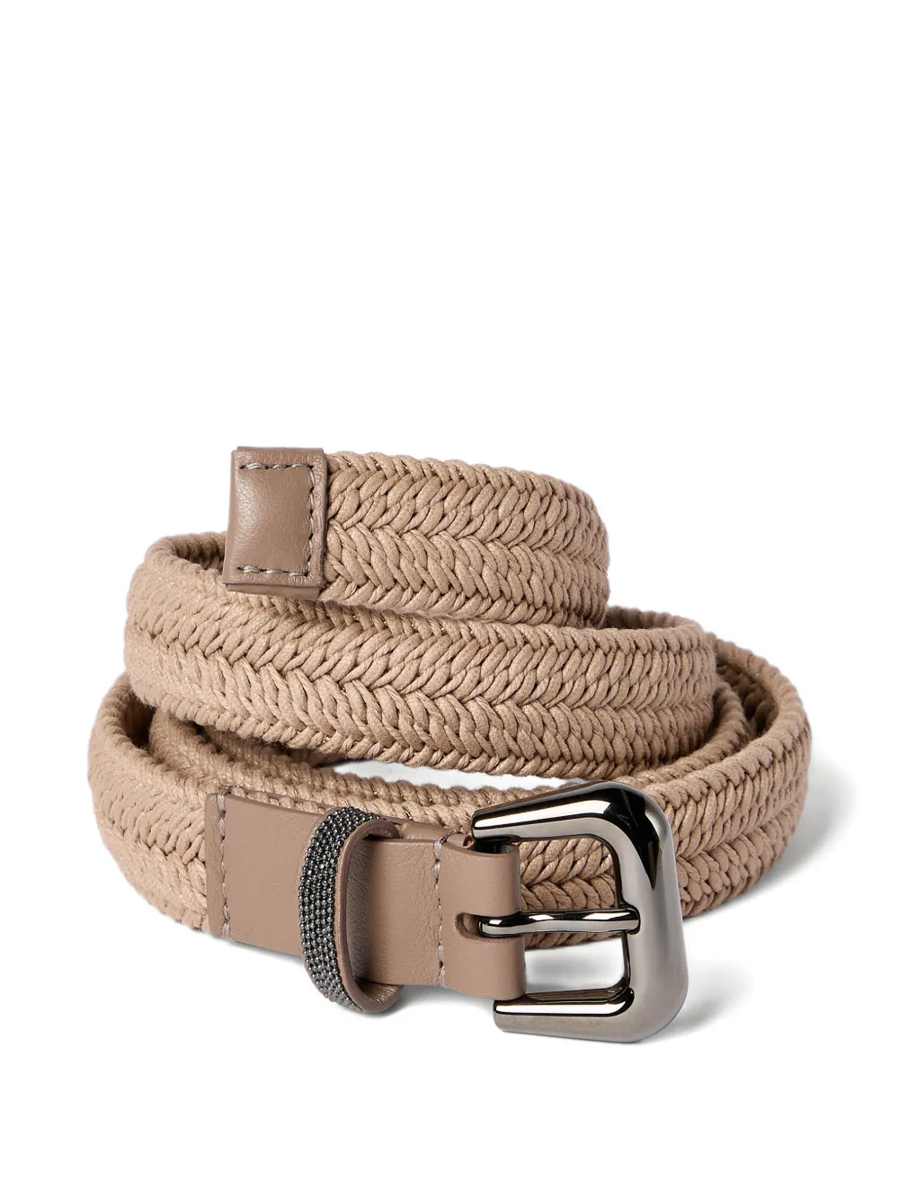  Brunello Cucinelli Braided Belt - Neutrals 