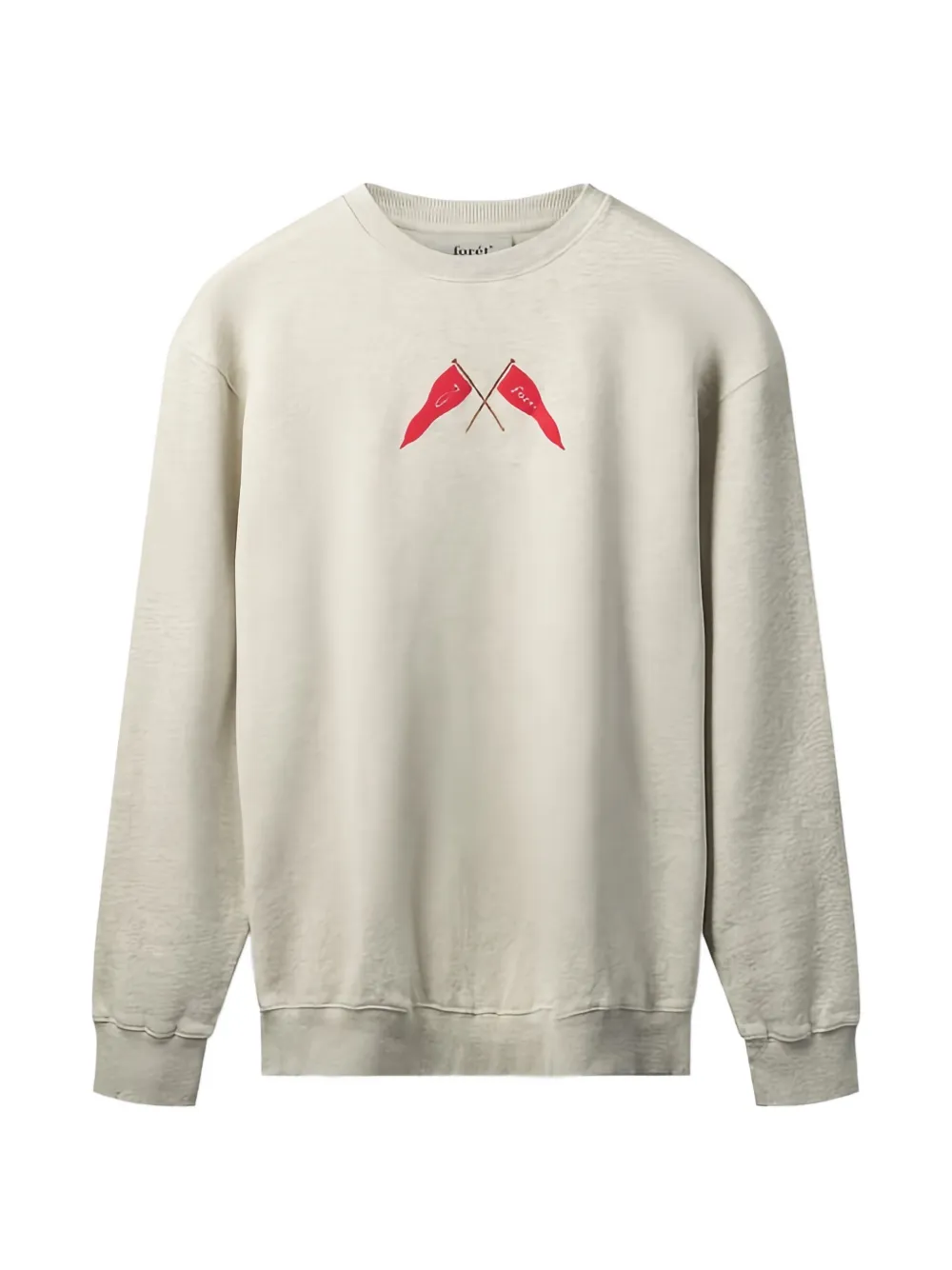 Forét Pennant Sweatshirt In Gray