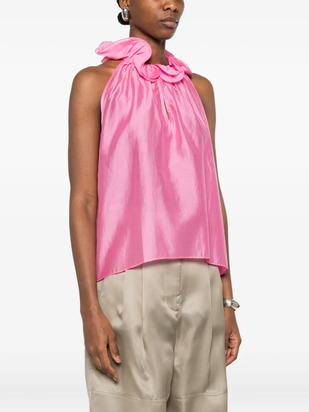  Twinset Ruffled Blouse - Pink 