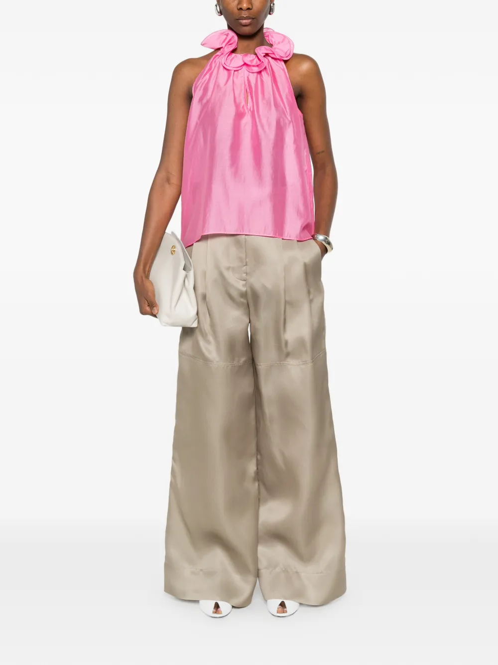  Twinset Ruffled Blouse - Pink 
