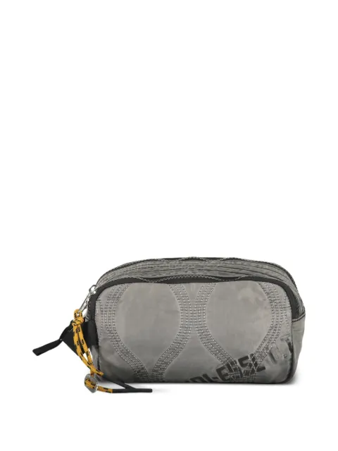 Diesel pendant zip nylon wash bag