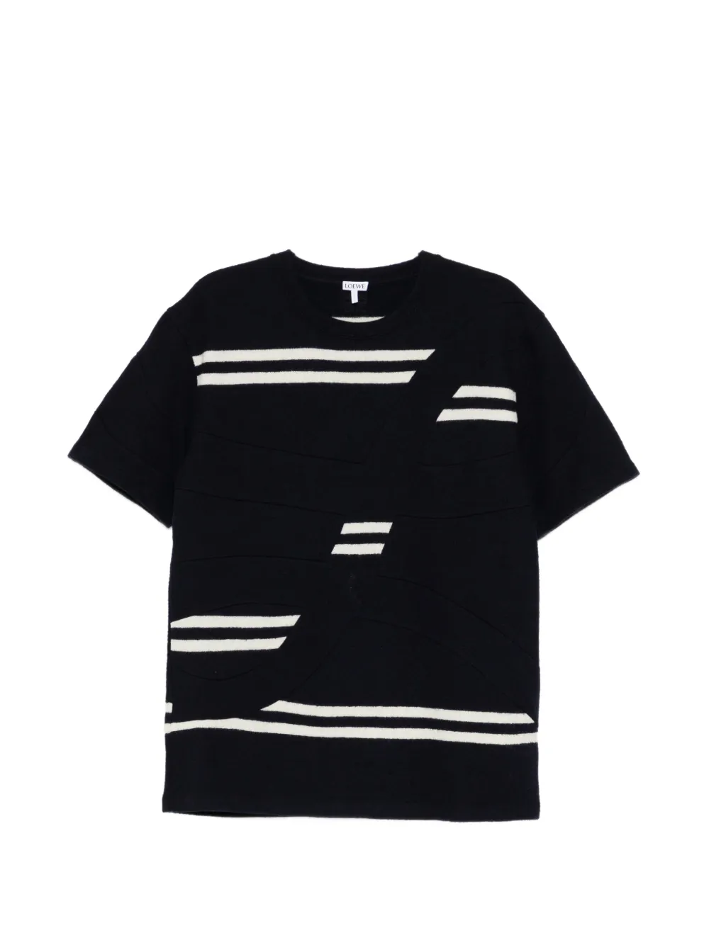 LOEWE striped T-shirt - Blu