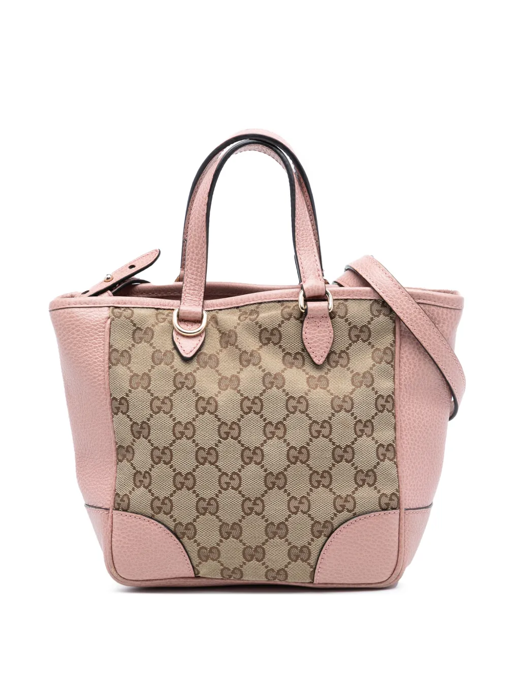 Gucci Pre-Owned 2000-2015 Small GG Canvas Bree satchel - Marrone