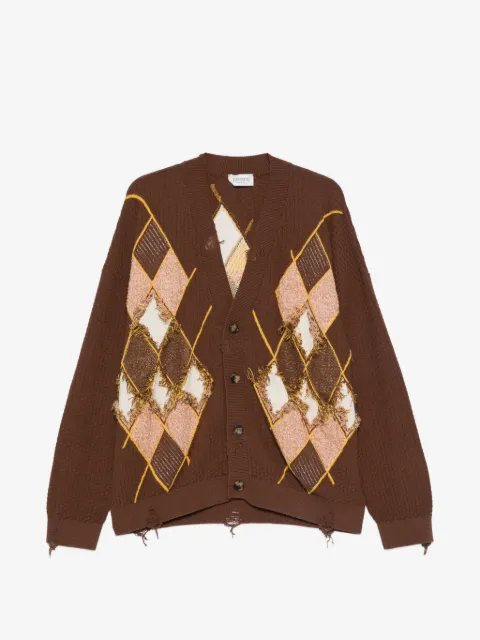 Laneus Cardigan con frange