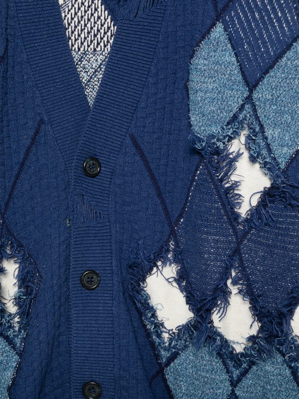  Laneus Long-sleeve Cardigan - Blue 