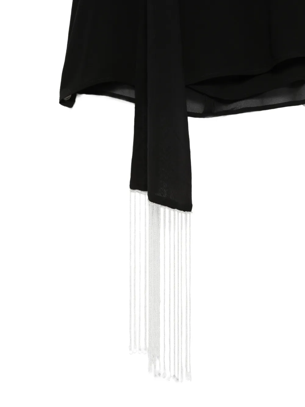 Patrizia Pepe Blouse met strikdetail Zwart
