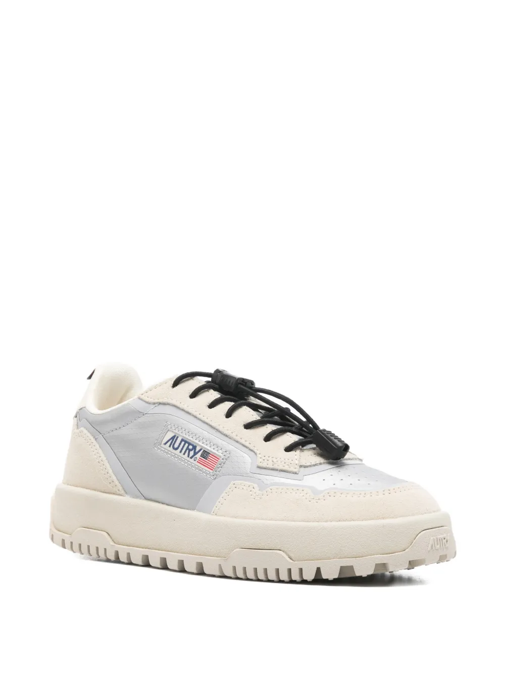 Autry Wildpace panelled sneakers Beige