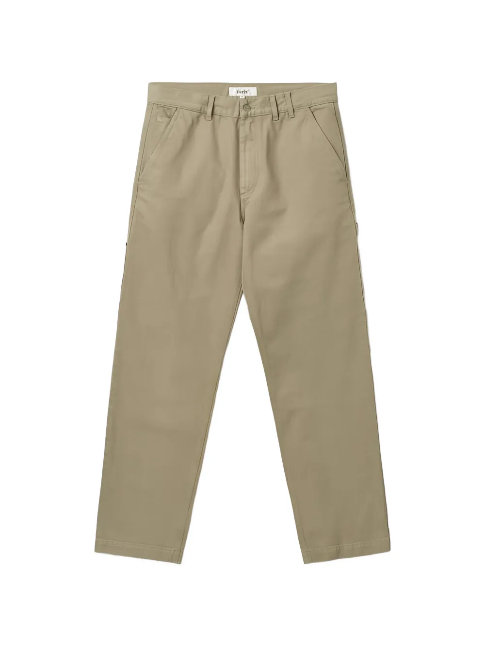Forét Hazy Twill Buttoned Trousers In Neutral