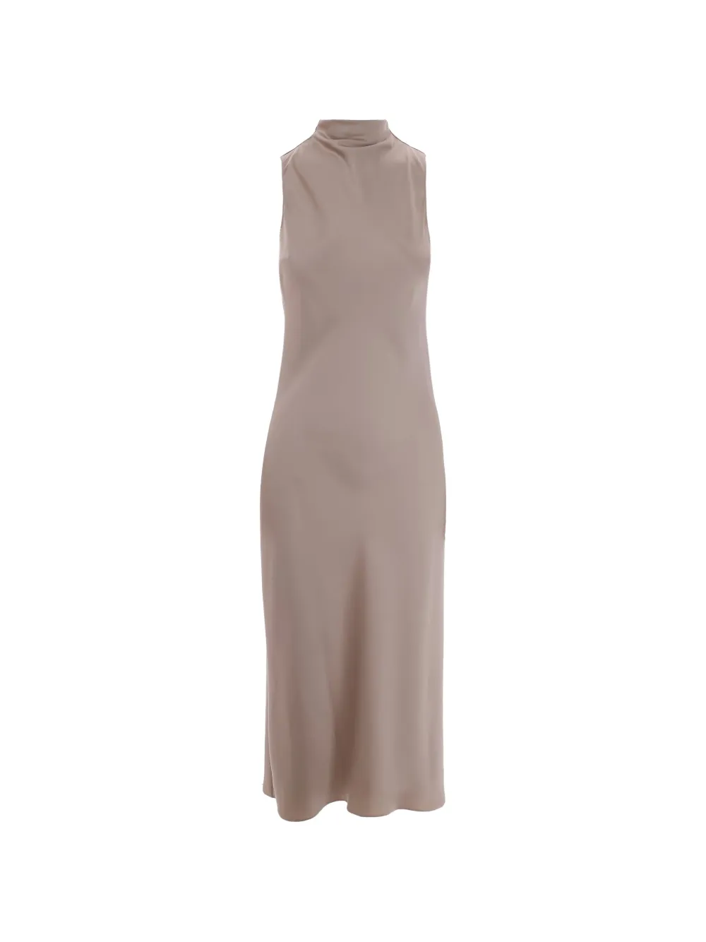 Patrizia Pepe sleeveless midi dress - Toni neutri