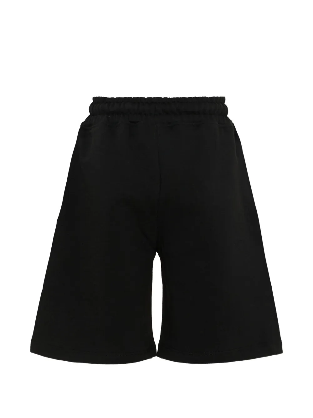  County Of Milan Drawstring Graphic Shorts - Black 