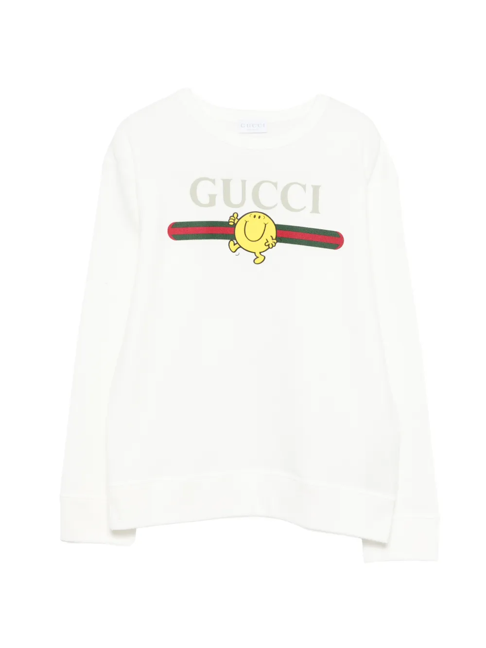 Gucci Kids MR. MEN™ LITTLE MISS™ cartoon crew-neck sweatshirt - Weiß