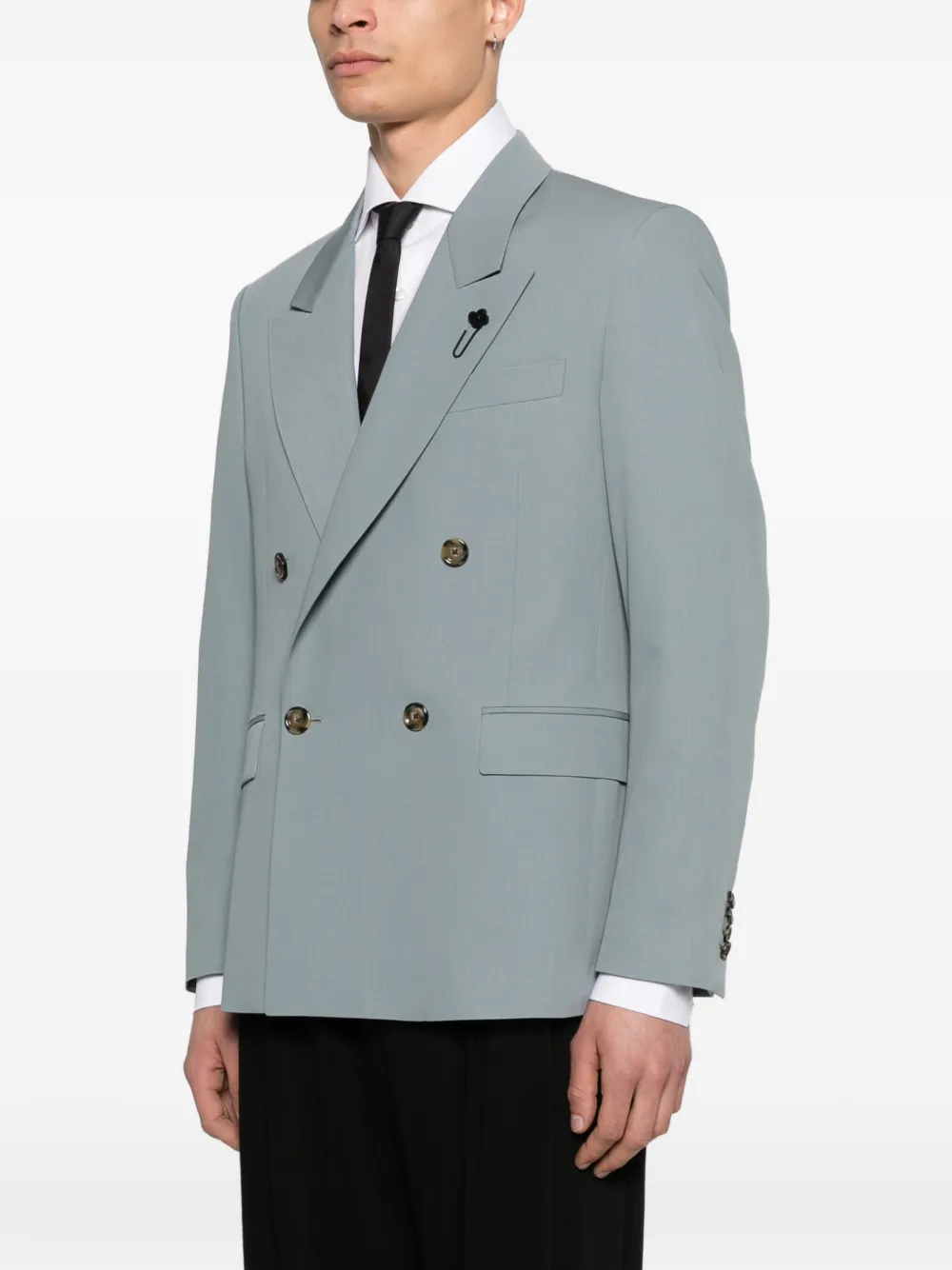 Lardini Blazer met dubbele rij knopen Blauw
