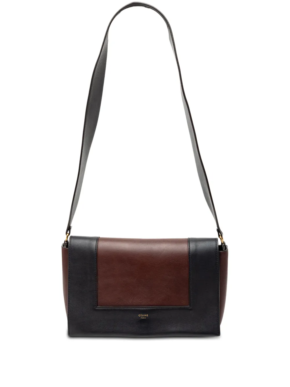 Celine Pre-Owned 2018 Medium Shiny Smooth Calfskin Frame shoulder bag - Rosso