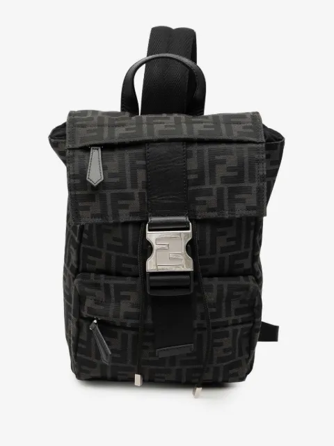 Fendi Pre-Owned 2010-2026 Small Zucca Canvas Fendiness backpack