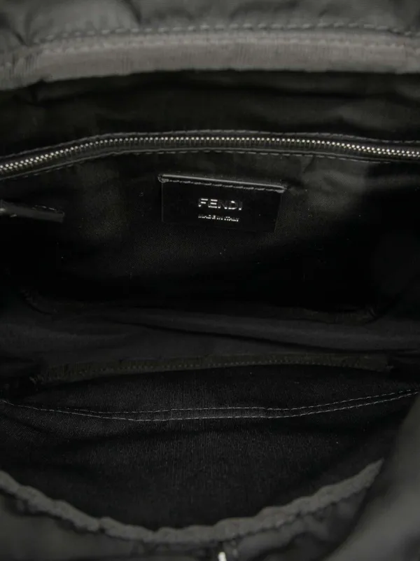 Fendi Pre-Owned 2010-2026 Small Zucca Canvas Fendiness Backpack