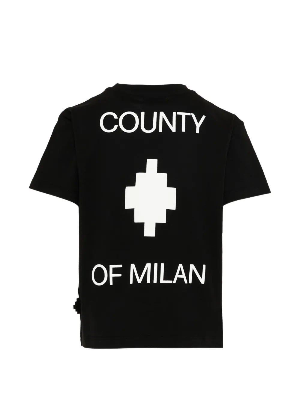 COUNTY OF MILAN T-shirt met grafische print en korte mouwen Zwart