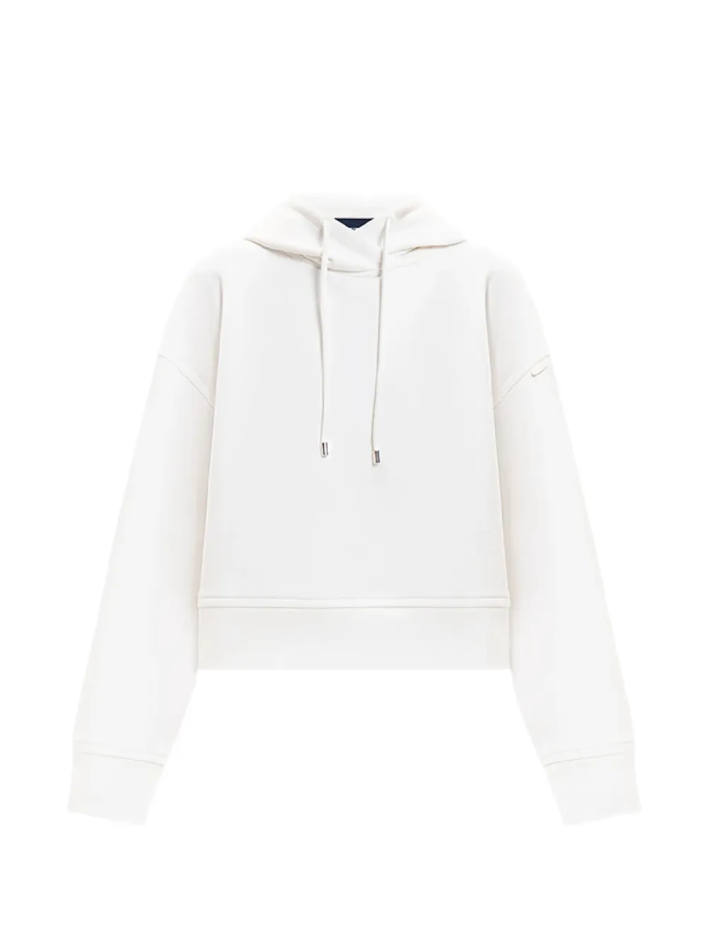 Sportmax long-sleeve hoodie - Bianco