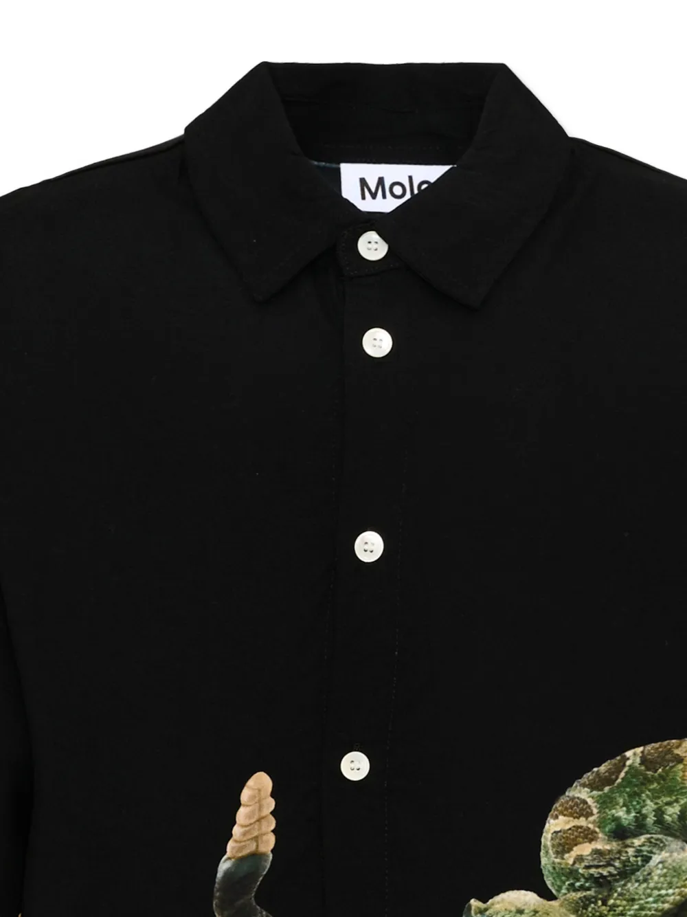 Snake Print Short-Sleeve Shirt