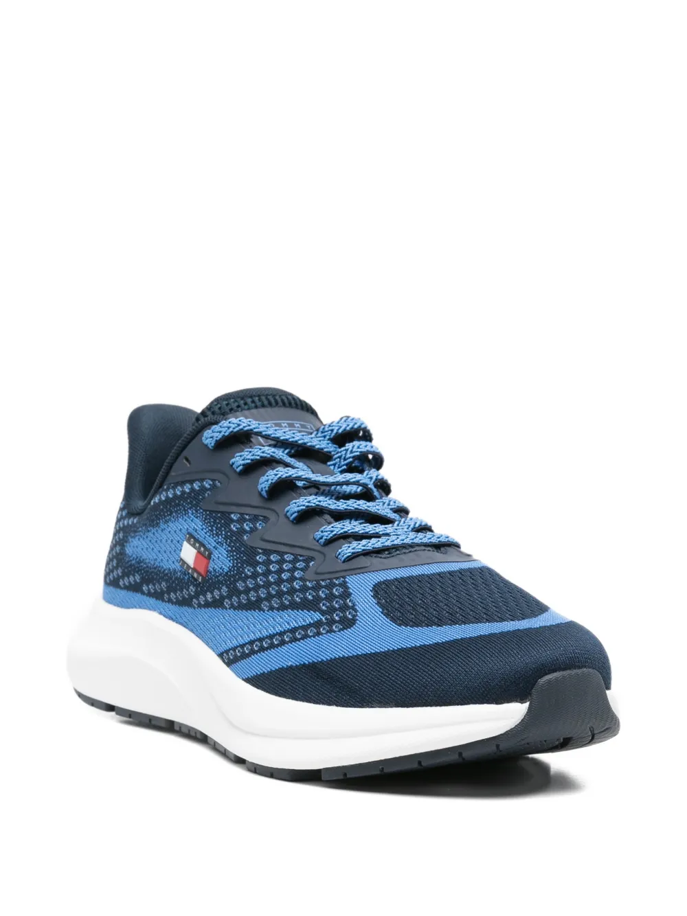 Tommy Jeans Sneakers met logoplakkaat Blauw