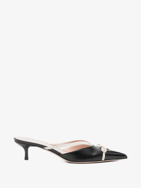 Valentino Garavani ribbon logo mules