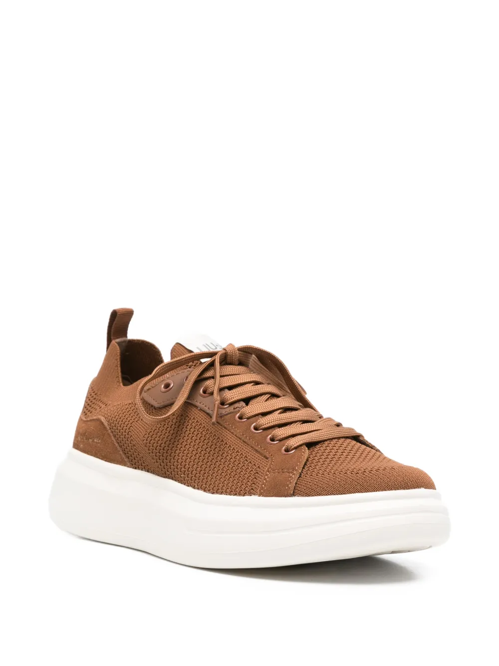 LIU JO Big 06 sneakers met vlakken en veters Bruin