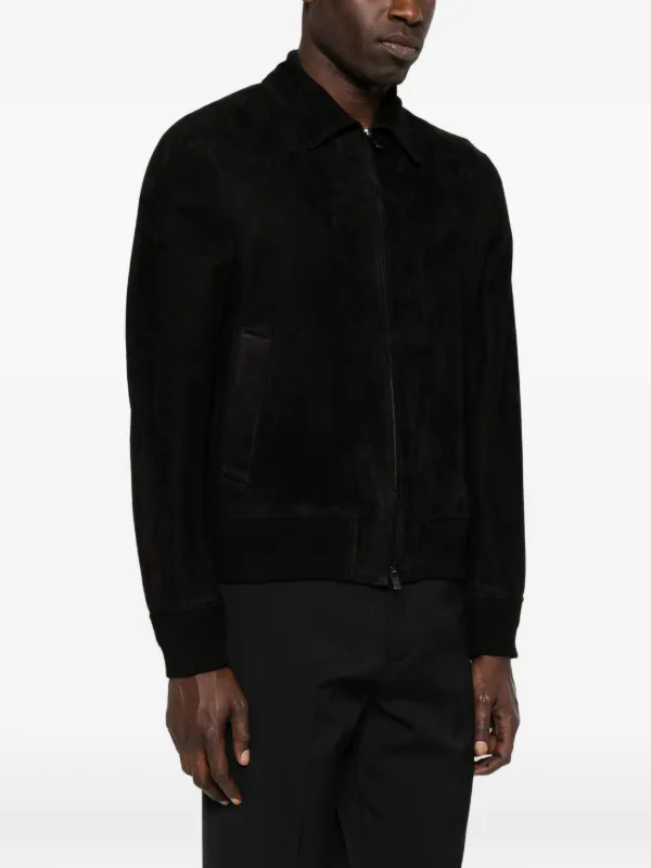 Salvatore Santoro Suede Jacket | Black | FARFETCH