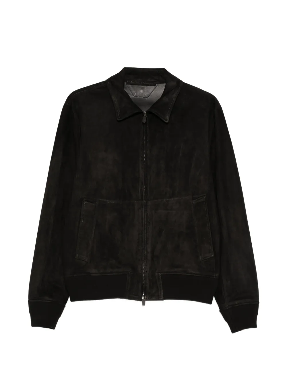 Salvatore Santoro suede jacket - Schwarz