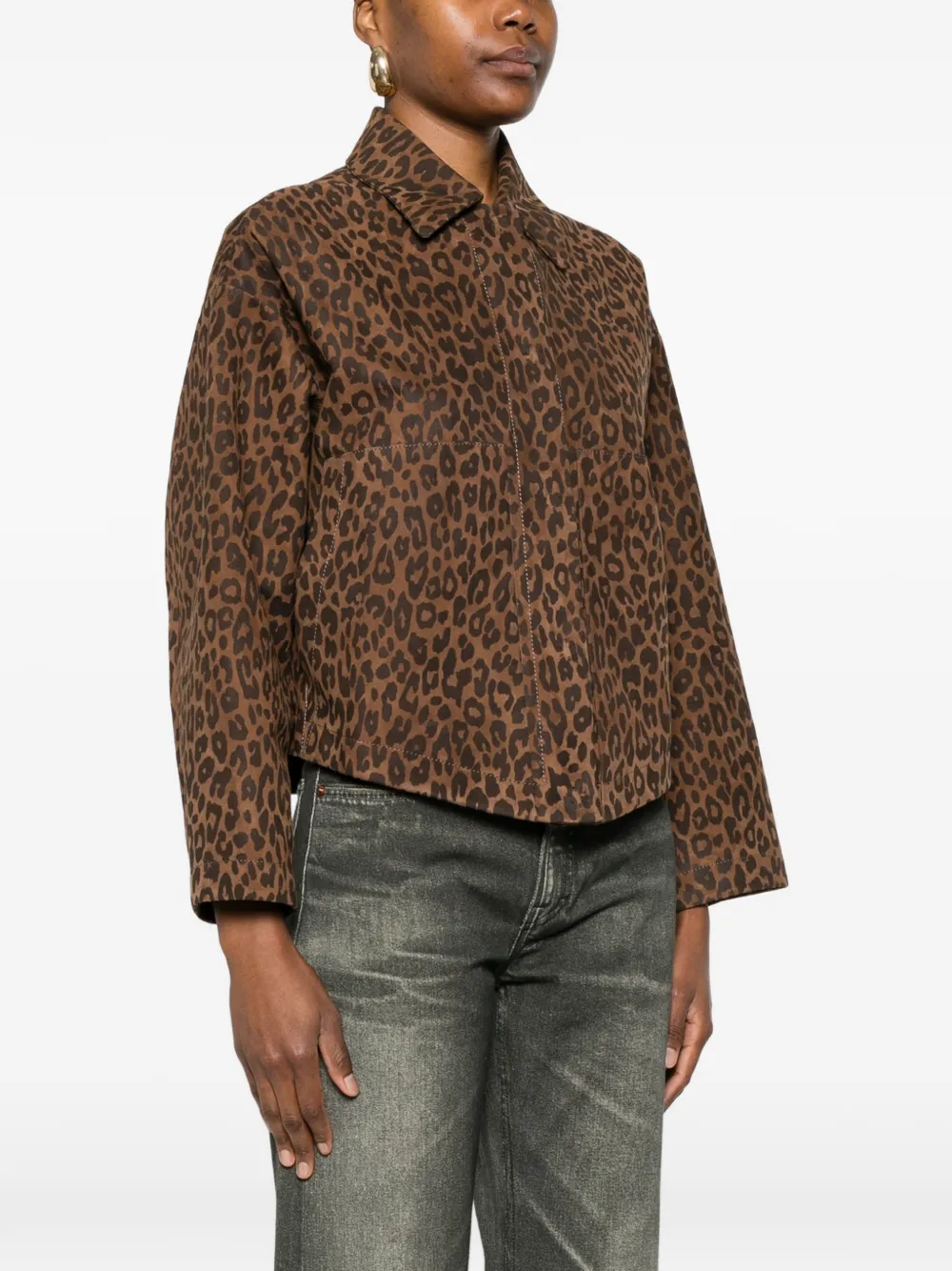 Animal-Print Jacket