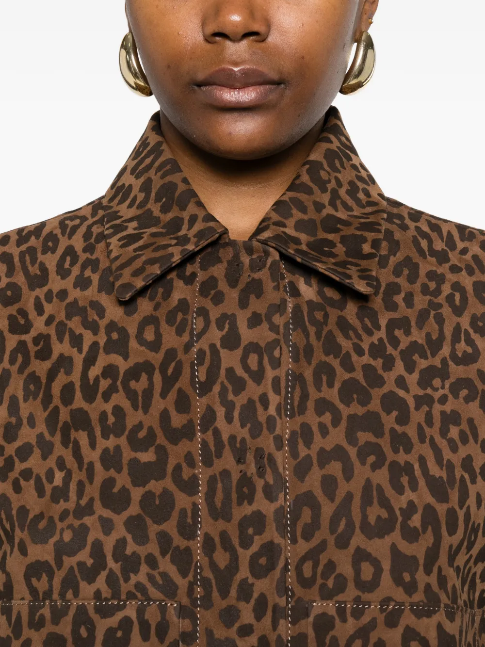 Animal-Print Jacket