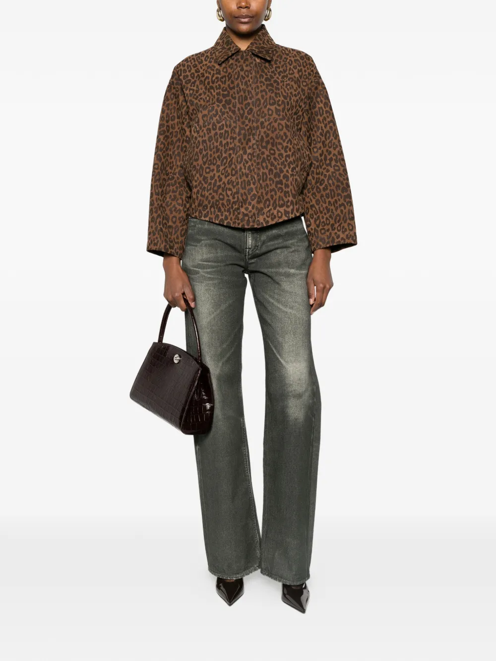 Animal-Print Jacket