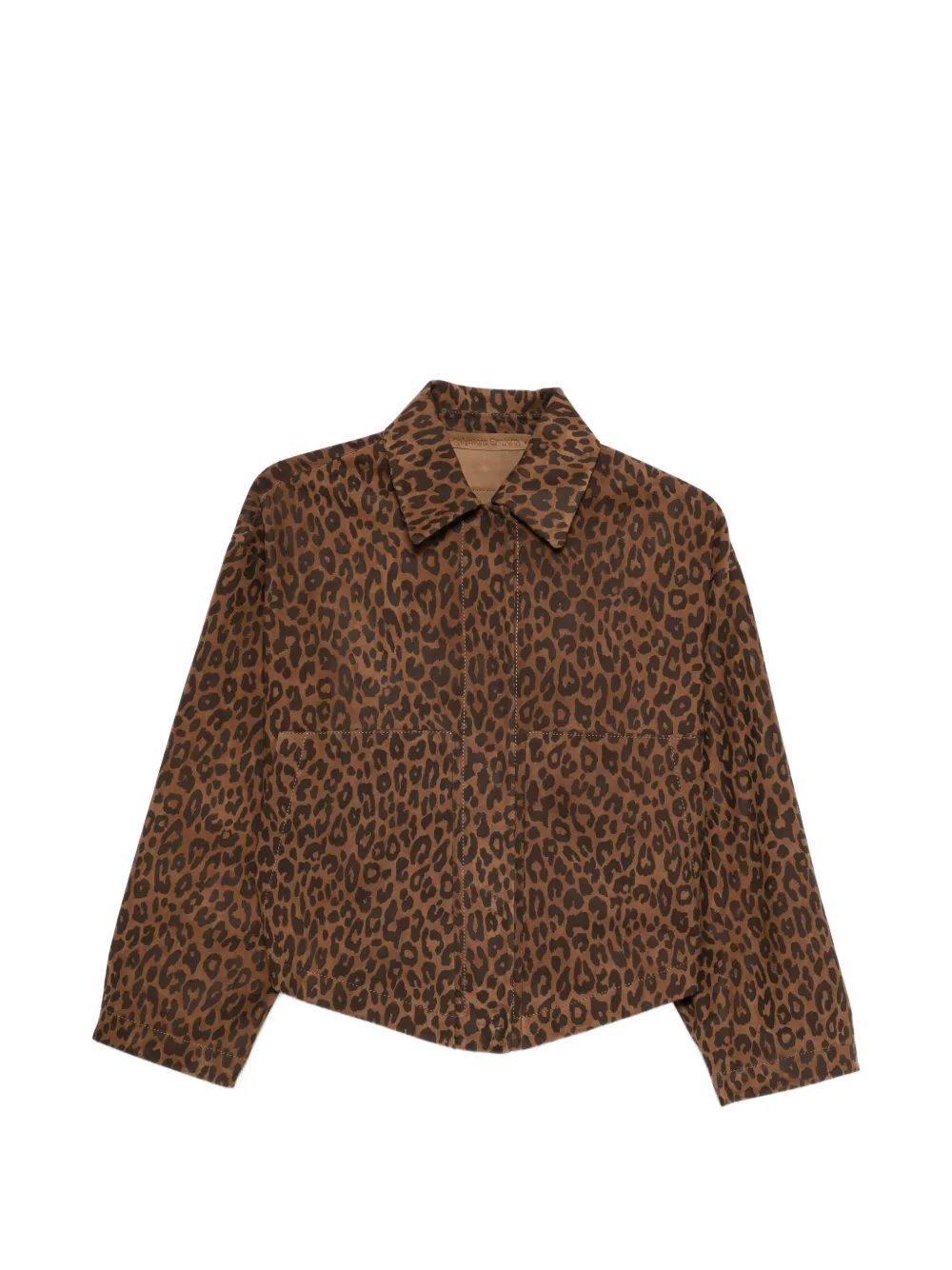 Salvatore Santoro animal-print jacket - Marrone