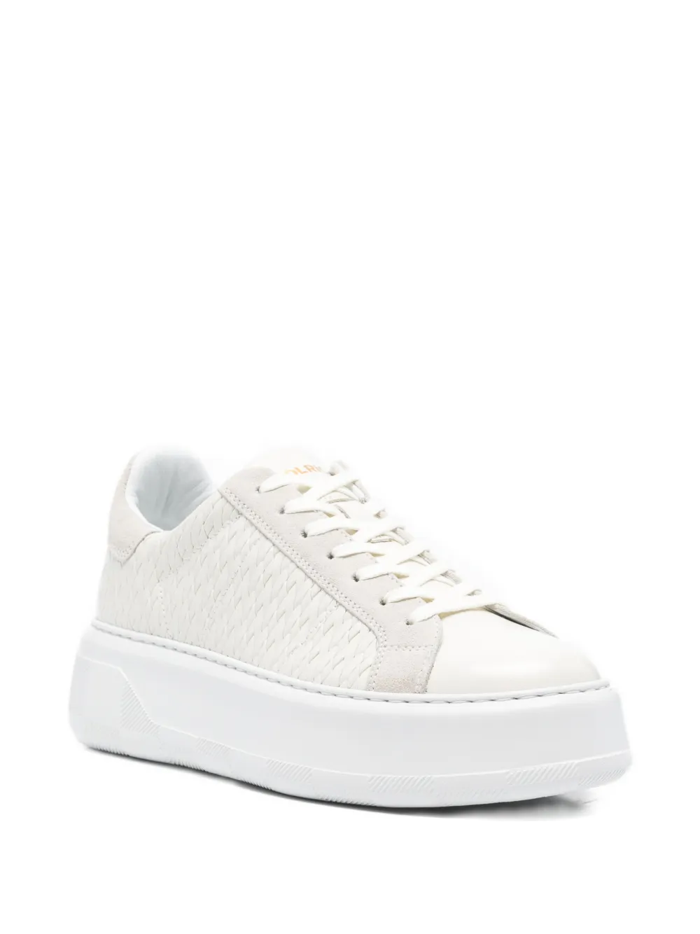 Woolrich Leren sneakers Beige