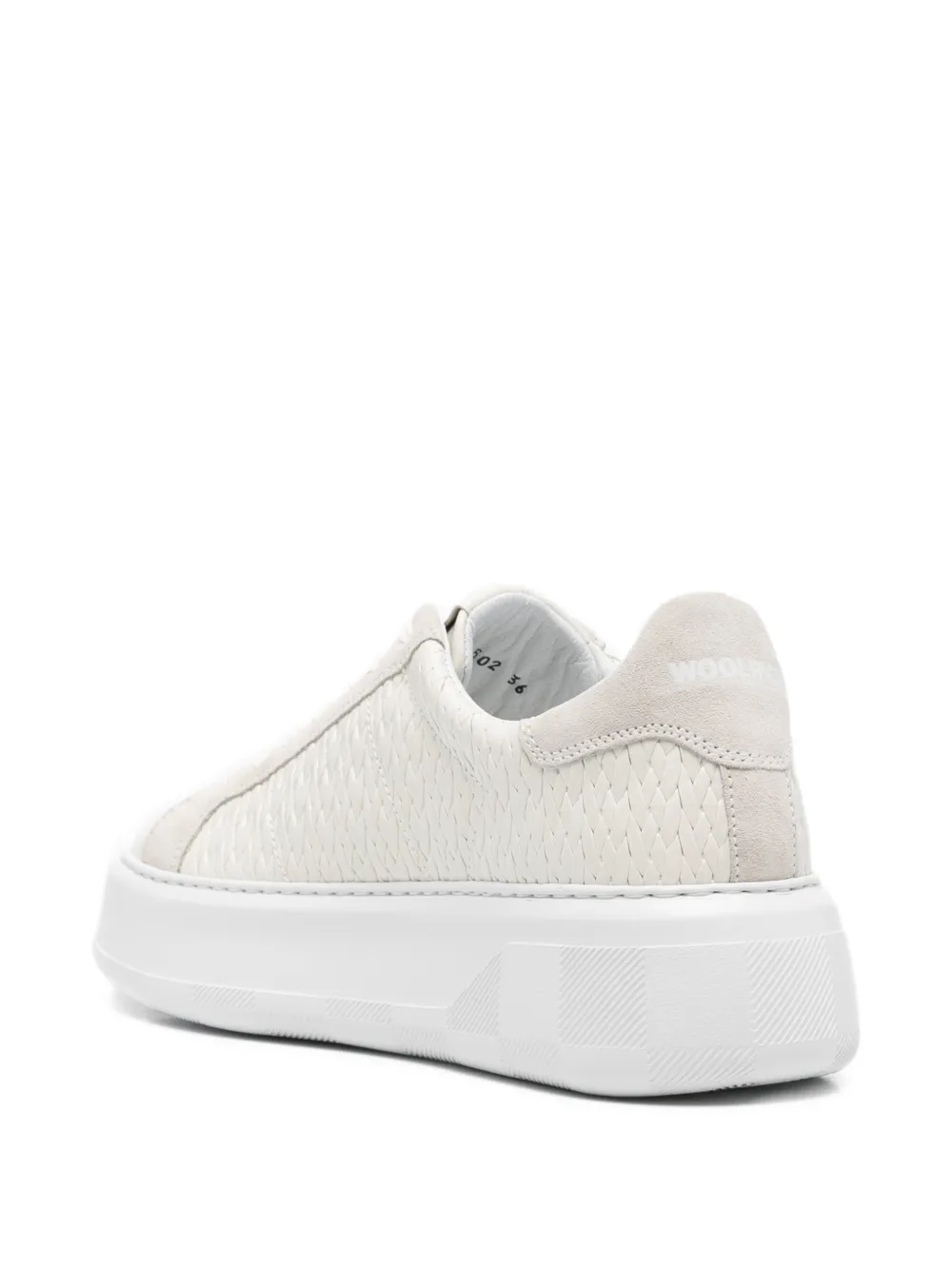  Woolrich Leather Sneakers - Neutrals 