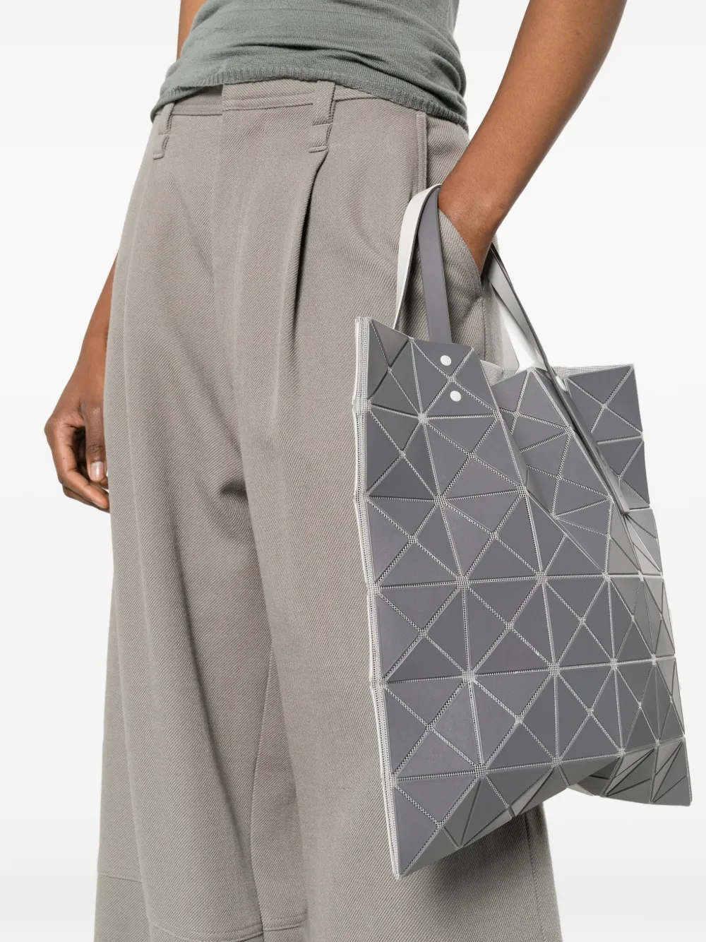 Bao Bao Issey Miyake Lucent Geometric Tote Bag | Grey | FARFETCH CA